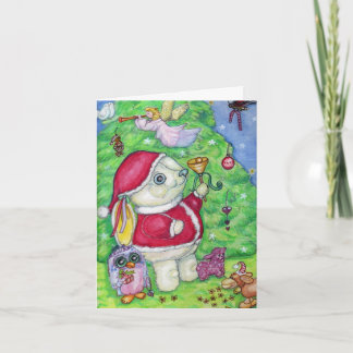 Cartão De Festividades Natal com Pookie