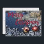 Cartão De Festividades Natal costeiro<br><div class="desc">Aqui está um cartão de Natal para o amante da praia na sua lista.</div>