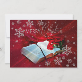 Cartão De Festividades Natal da Bíblia cristã