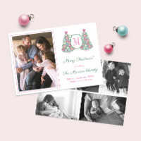 Natal da Colagem de Fotos do Monograma Máximo Mode