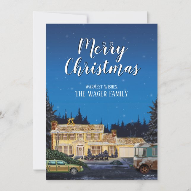 Cartão De Festividades Natal da National Lampoon (Frente)
