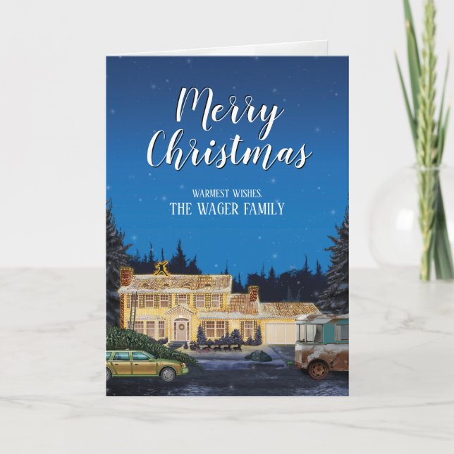 Cartão De Festividades Natal da National Lampoon (Frente)