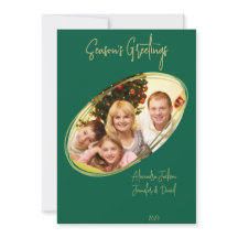 Natal das saudações Mínimas Verde e Dourada da Est