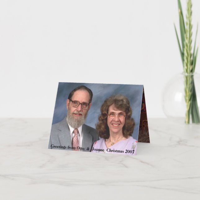 Cartão De Festividades Natal de 2007 (Frente)