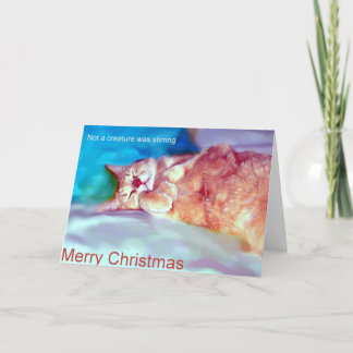 Cartão De Festividades Natal de espera