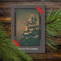 Natal de Máquina de Escrever de Foto Instantânea U