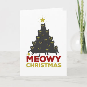 Cartão De Festividades Natal de Meowy