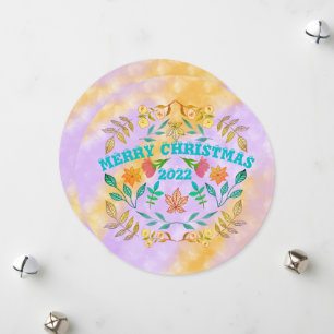 CARTÃO DE FESTIVIDADES NATAL DE MERCADO PERSONALIZADO 20XX