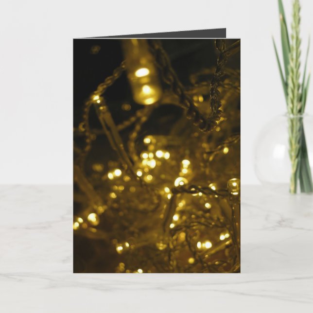 Cartão De Festividades Natal de Metal Pesado (Frente)