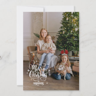 Cartão De Festividades Natal de Modos Cinematográficos