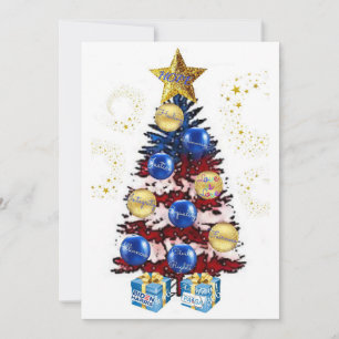 Cartão De Festividades Natal de restauração