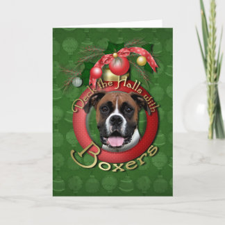 Cartão De Festividades Natal - Deck the Halls - Boxers - Vindy