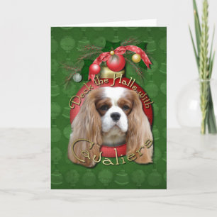 Cartão De Festividades Natal - Deck the Halls - Cavaliers - Blenheim