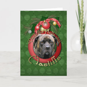 Cartão De Festividades Natal - Deck the Halls - Mastiffs - Cyclone