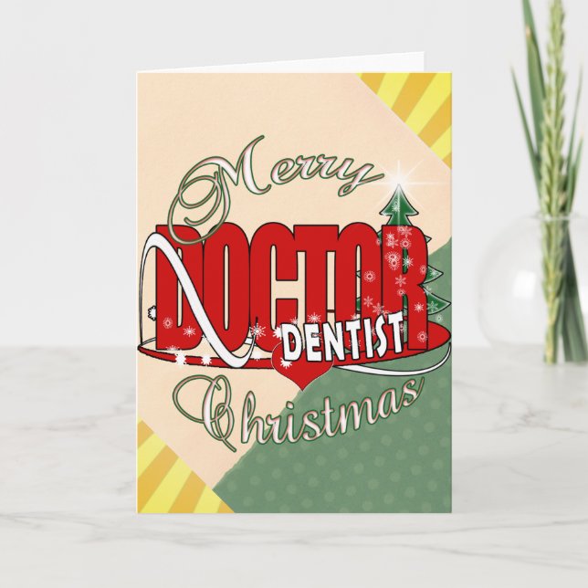CARTÃO DE FESTIVIDADES NATAL DENTISTA (Frente)