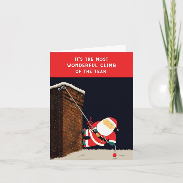Cartão De Festividades Natal Divertido (Frente)