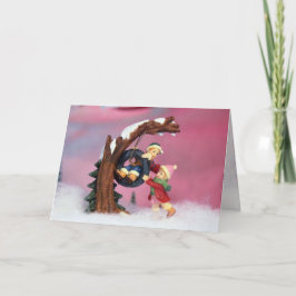 Cartão De Festividades Natal divertido