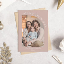 Natal do Arch Moderno Cor-de-Rosa Esbranquiçado