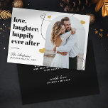 Cartão De Festividades Natal do Arco Fotográfico do Amor Moderno e do Ris<br><div class="desc">Celebre sua alegria para sempre com esta na moda de cartão com fotos de Natal. Apresentando um design moderno com um toque de capricho, este cartão mostra sua linda foto de casamento dentro de um quadro em forma de coração. Perfeito por capturar o amor e o riso do seu dia...</div>