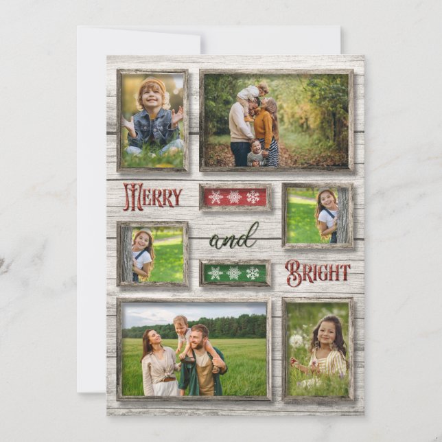 Cartão De Festividades Natal do Barn com Envelhecimento Russo e Feliz (Frente)