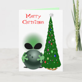 Cartão De Festividades Natal do Bowler