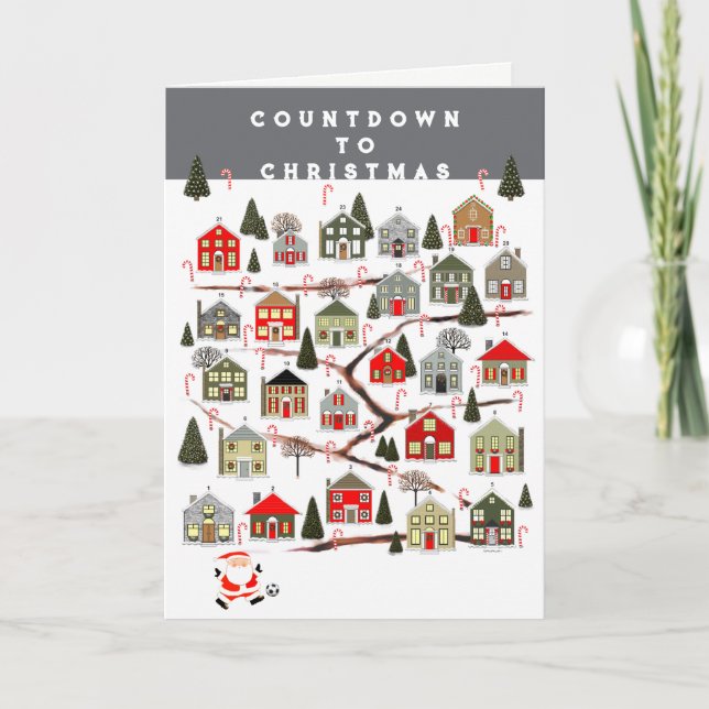 Cartão De Festividades Natal do Creative Soccer (Frente)