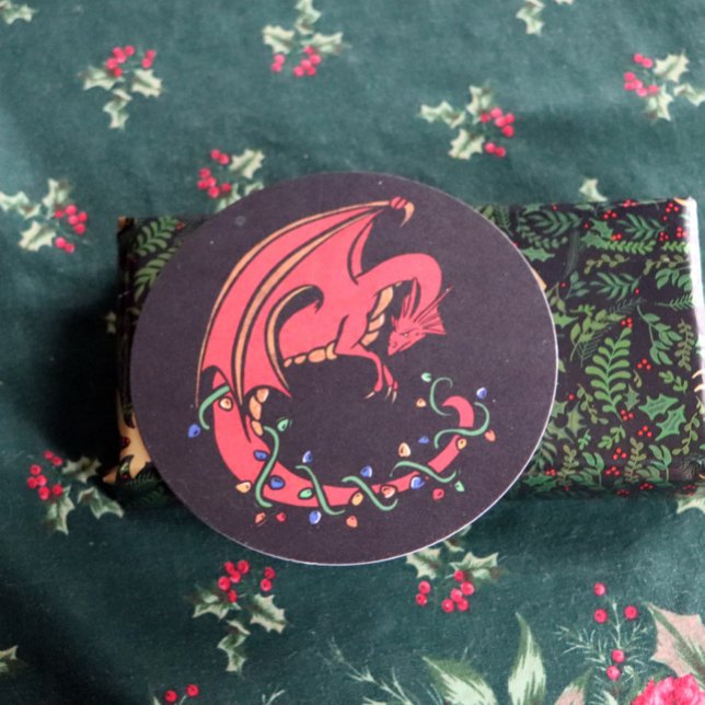 Cartão De Festividades Natal do Dragão (Criador carregado)