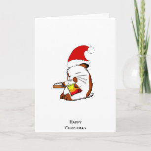 Cartão De Festividades Natal do hamster
