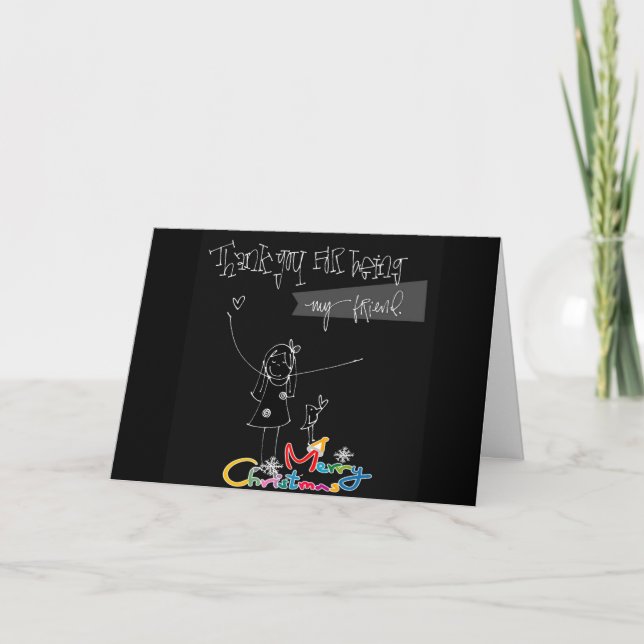 CARTÃO DE FESTIVIDADES ***NATAL DO MERCADO*** PARA MEU ****AMIGO INCRÍVEL (Frente)