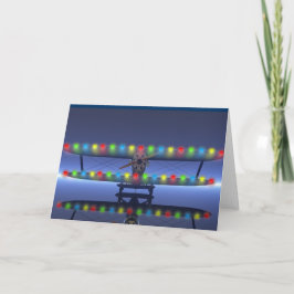 Cartão De Festividades Natal do piloto