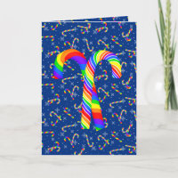 Natal do Rainbow Candy Canes