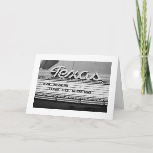 Cartão De Festividades Natal do Tamanho do Texas