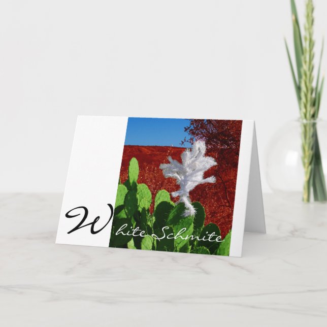 Cartão De Festividades Natal do Texan (Frente)