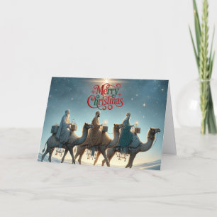 Cartão De Festividades Natal dos Três Sábios
