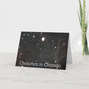 Cartão De Festividades Natal em Chicago