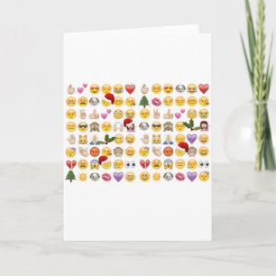 Cartão De Festividades natal emojis