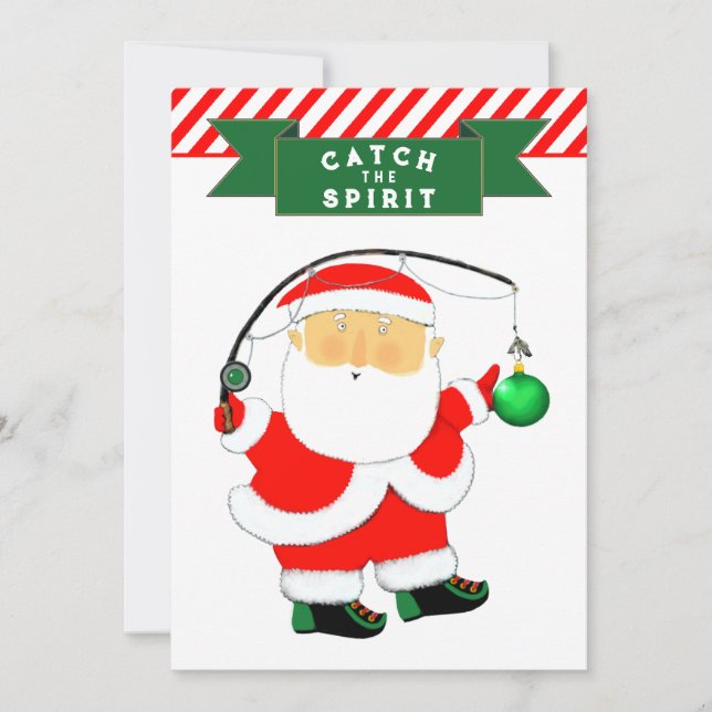 Cartão De Festividades Natal engraçado (Frente)