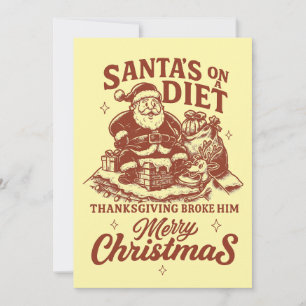 Cartão De Festividades Natal engraçado