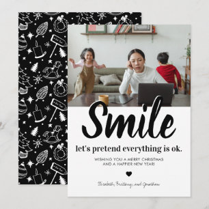 Cartão De Festividades Natal engraçado 2021