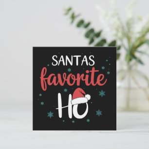 Cartão De Festividades Natal Favorito de Papai Noel Correspondência de Fé