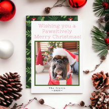 Natal Feliz com Foto Personalizada do Seu Cachorro