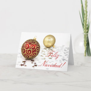 Cartão De Festividades Natal Feliz Navidad