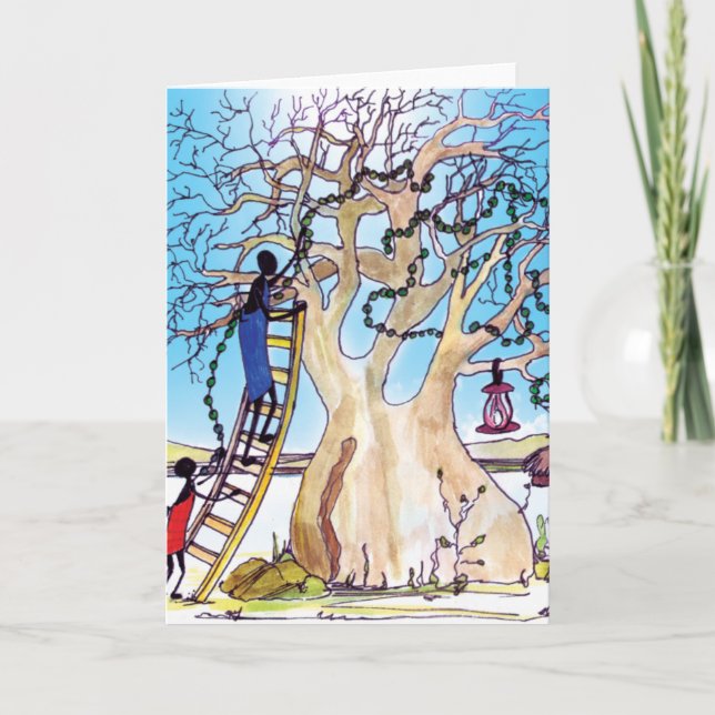 Cartão De Festividades Natal Festivo (Frente)