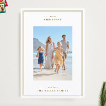 Natal Foto Quadro Folha Inverno Minimalista Simple
