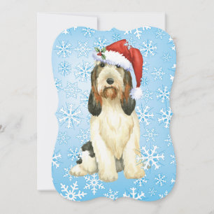 Cartão De Festividades Natal Grand Basset Griffon Vendéen