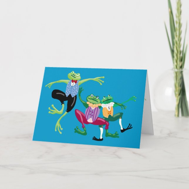 Cartão De Festividades Natal Hoppy (Frente)