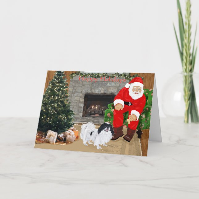 Cartão De Festividades Natal japonês (Frente)