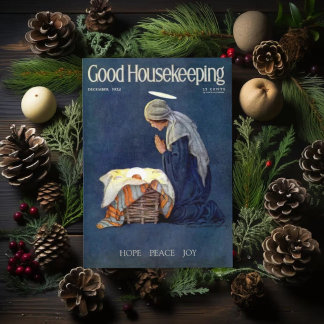 Cartão De Festividades Natal Jessie Willcox Smith Maria Jesus Vintage