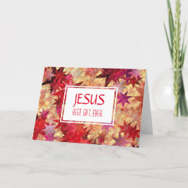 Cartão De Festividades Natal JESUS MELHOR PRESENTE NUNCA Estrelas Rosa Ve