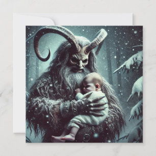 Cartão De Festividades Natal Krampus